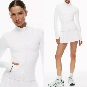 Aritzia Golden Butter Distance Zip Up